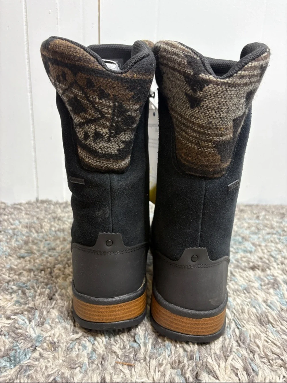 Muck Boot Womens 9 Apres II Black Horse Lace Up winter Glacier Trek New